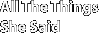 All The Things
